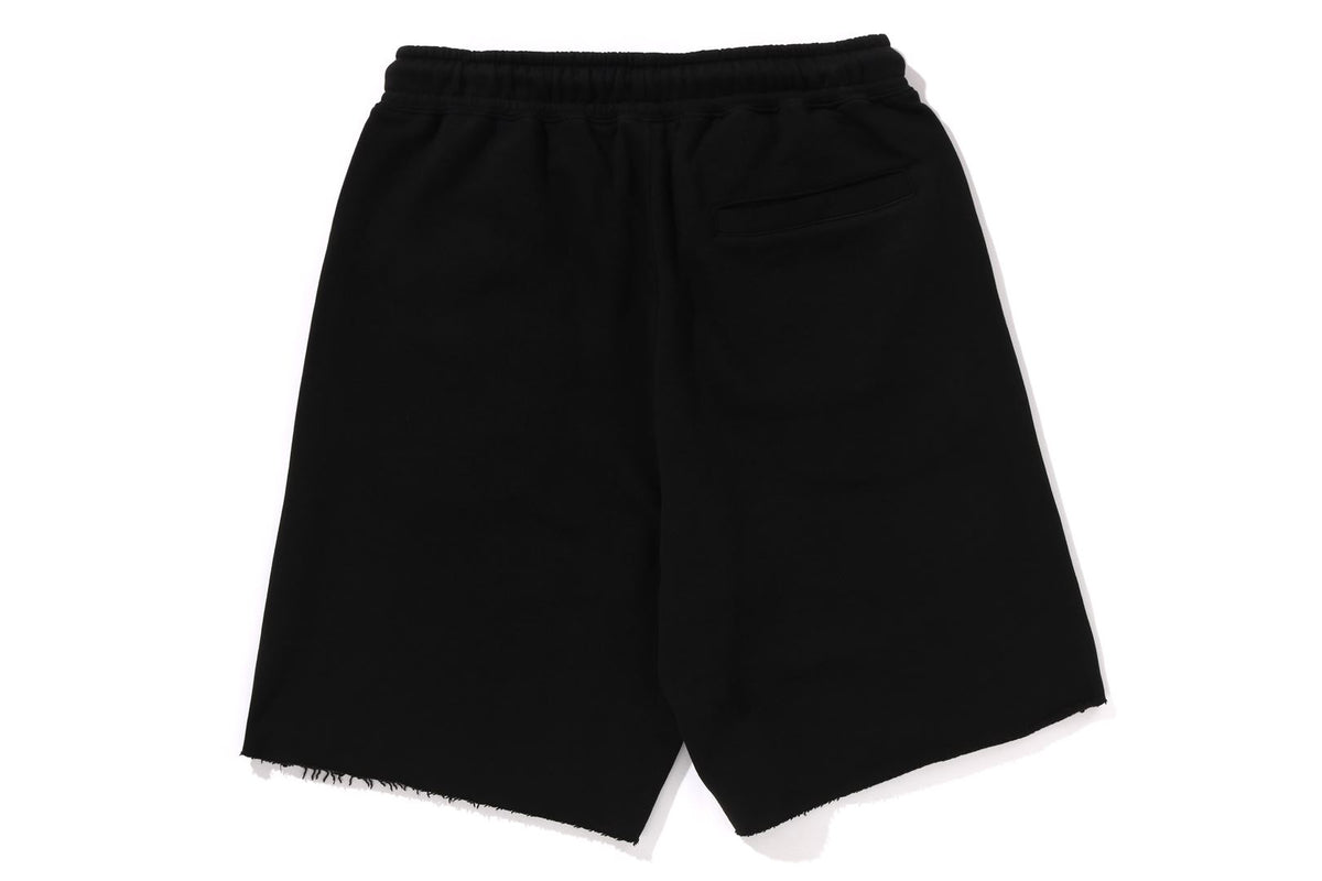 RAW EDGE LOOSE FIT SWEATSHORTS