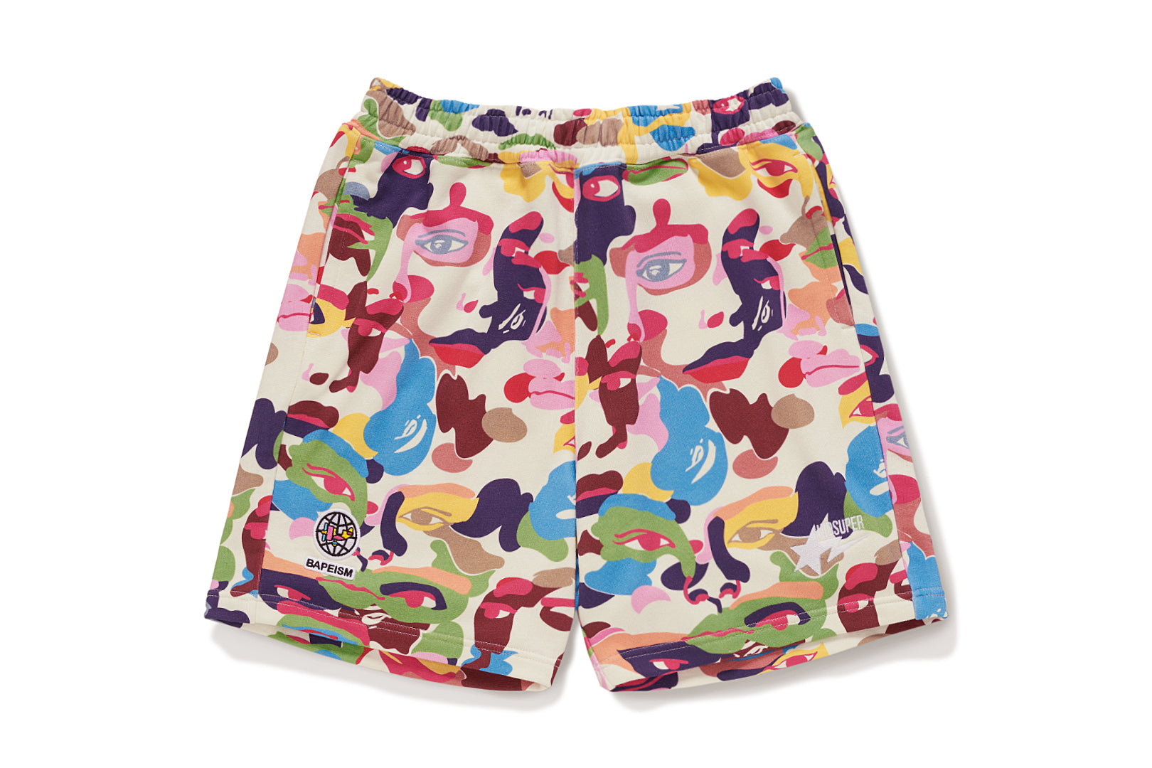A BATHING APE® BAPE X Kidsuper Camo Sweat Shorts | Bape official