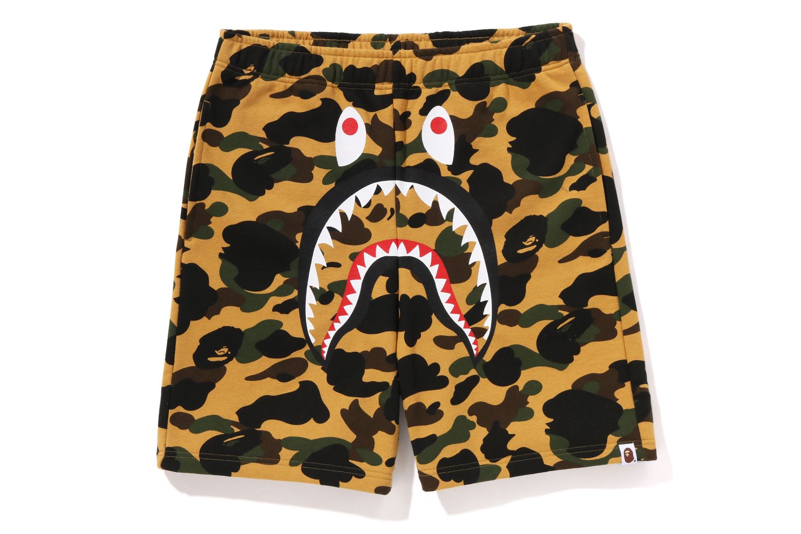 A BATHING APE® 1st Camo Shark Regular Fit Sweat Shorts | Bape
