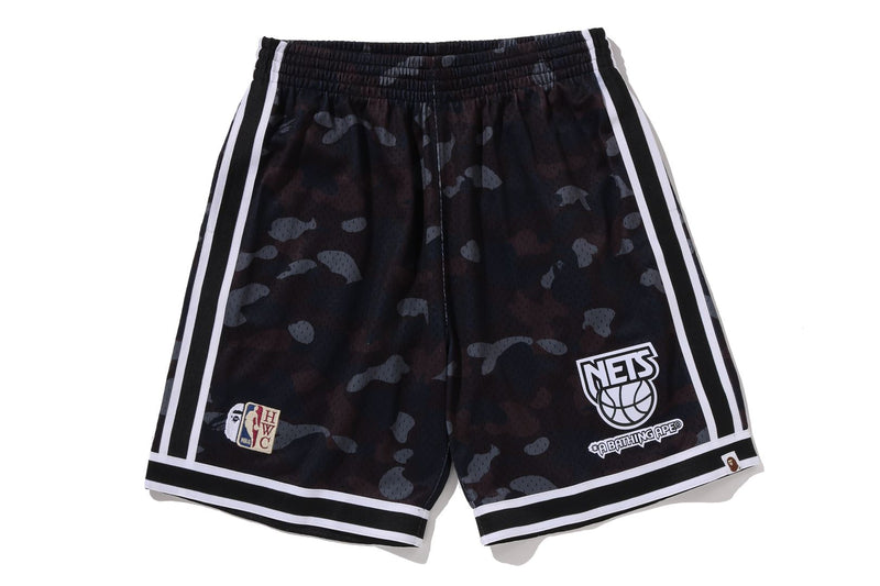 BAPE X M&N NBA - NEW JERSEY NETS SWINGMAN SHORTS