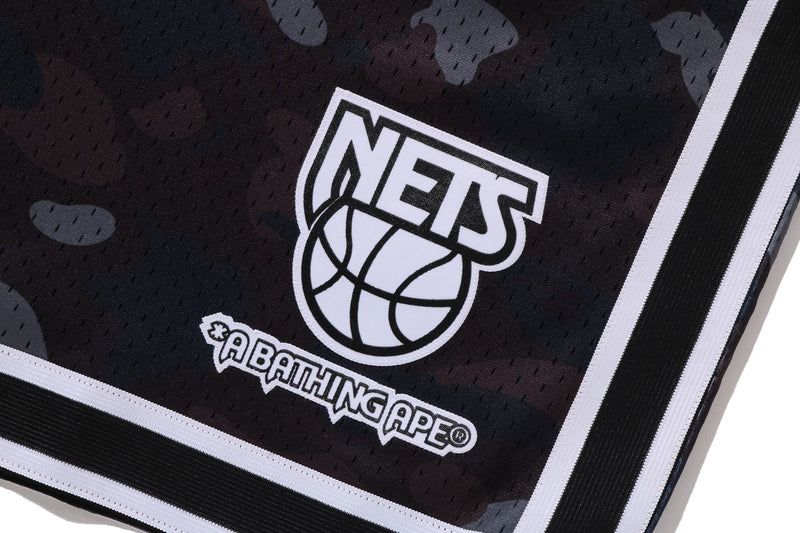 BAPE X M&N NBA - NEW JERSEY NETS SWINGMAN SHORTS
