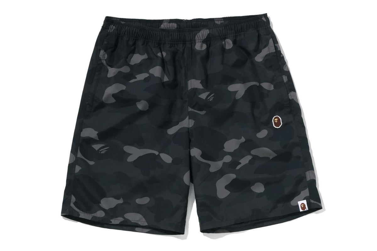 COLOR CAMO APE HEAD ONE POINT BEACH SHORTS