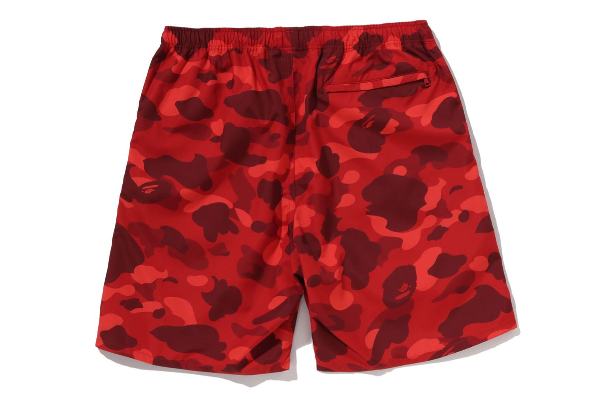 COLOR CAMO APE HEAD ONE POINT BEACH SHORTS