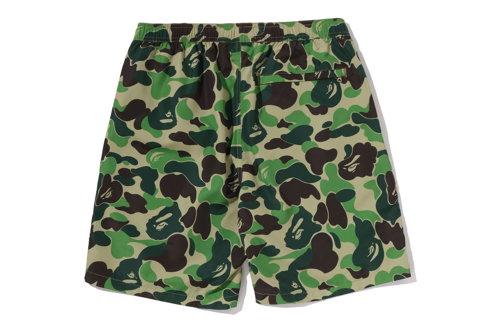 A BATHING APE® Abc Camo Ape Head One Point Beach Shorts | Bape