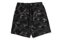 COLOR CAMO METAL APE HEAD RELAXED FIT SWEAT SHORTS