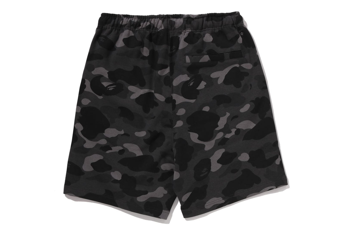 COLOR CAMO METAL APE HEAD RELAXED FIT SWEAT SHORTS