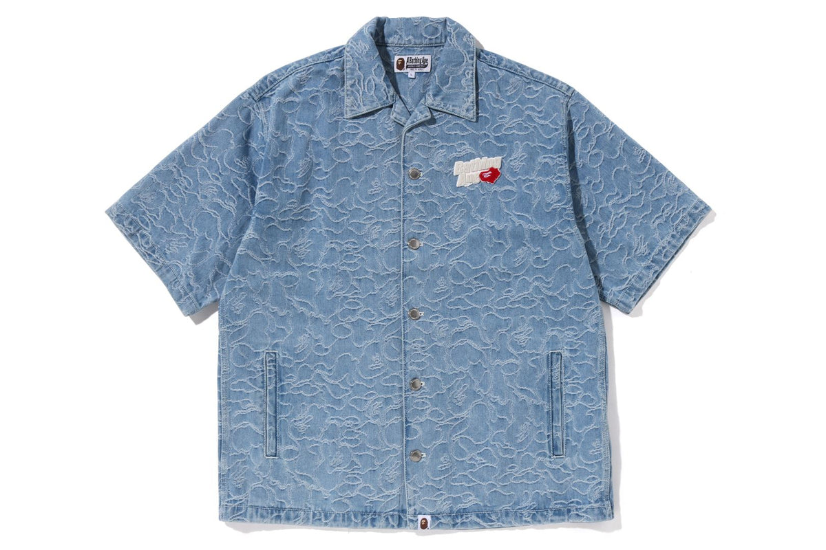 LINE CAMO DENIM S/S SHIRT