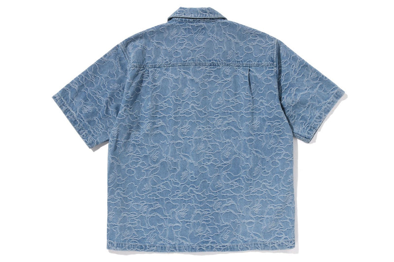 LINE CAMO DENIM S/S SHIRT