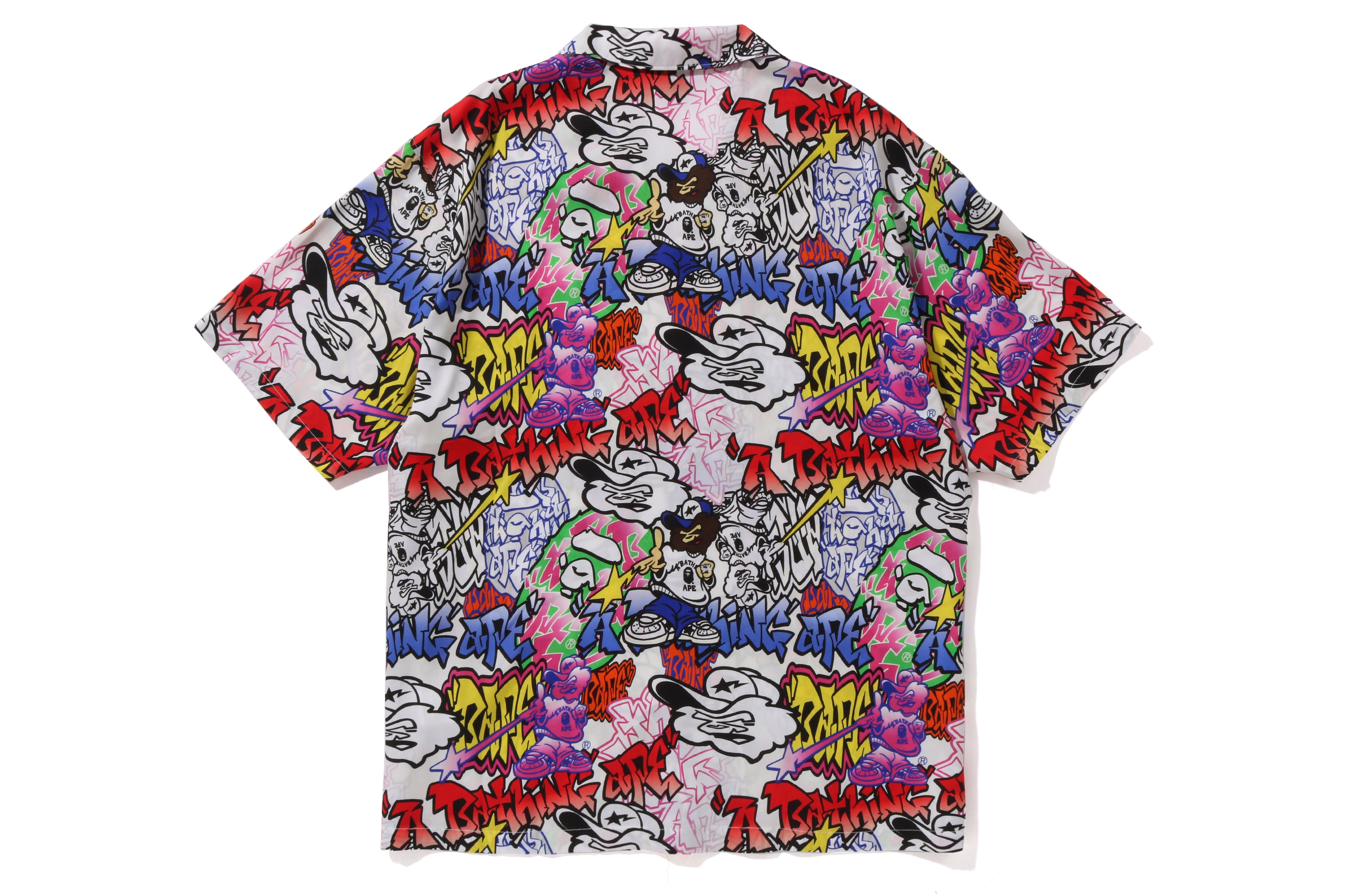 GRAFFITI PATTERN HAWAIIAN SHIRT – uk.bape.com