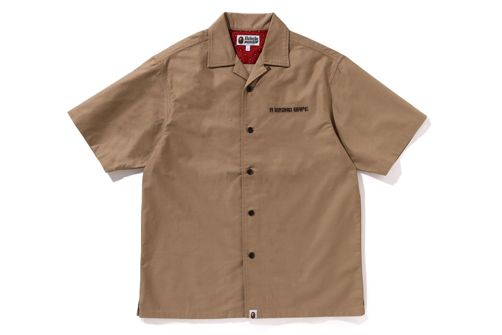A BATHING APE® Dragon Embroidery Open Collar Shirt | Bape official