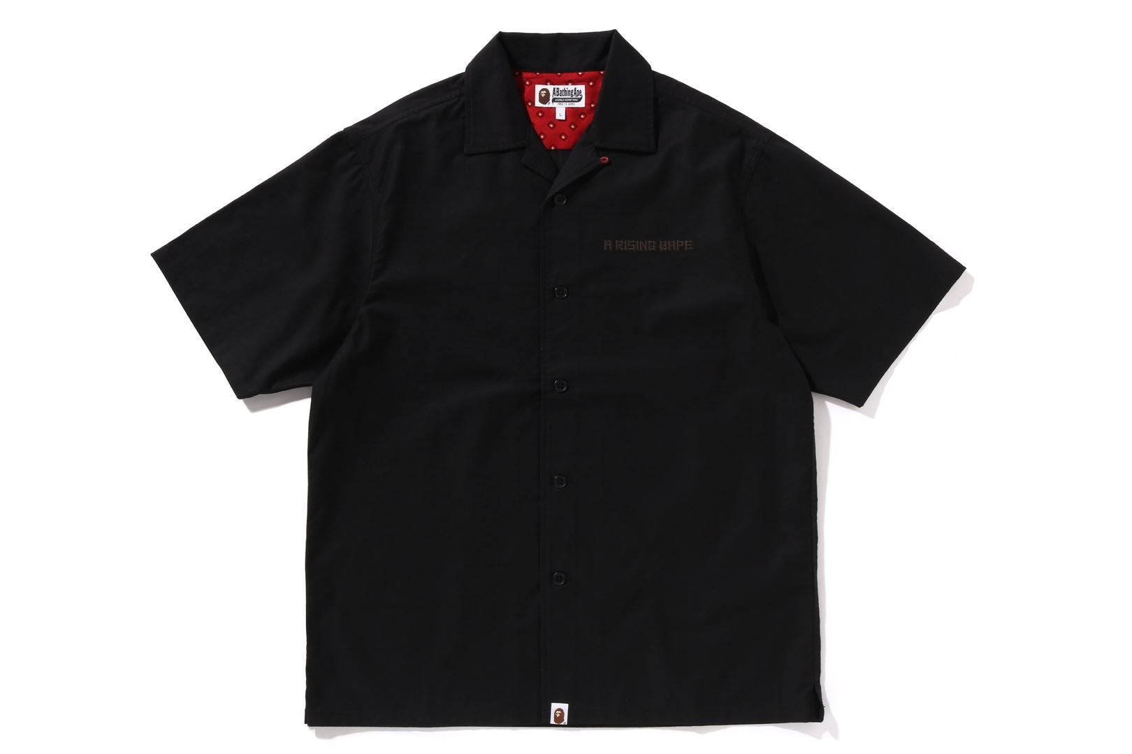 A BATHING APE® Dragon Embroidery Open Collar Shirt | Bape official