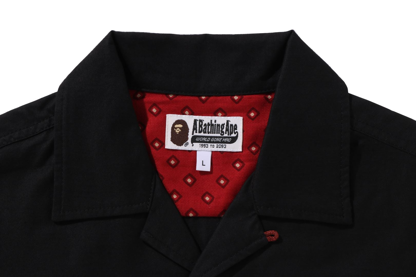 A BATHING APE® Dragon Embroidery Open Collar Shirt | Bape official