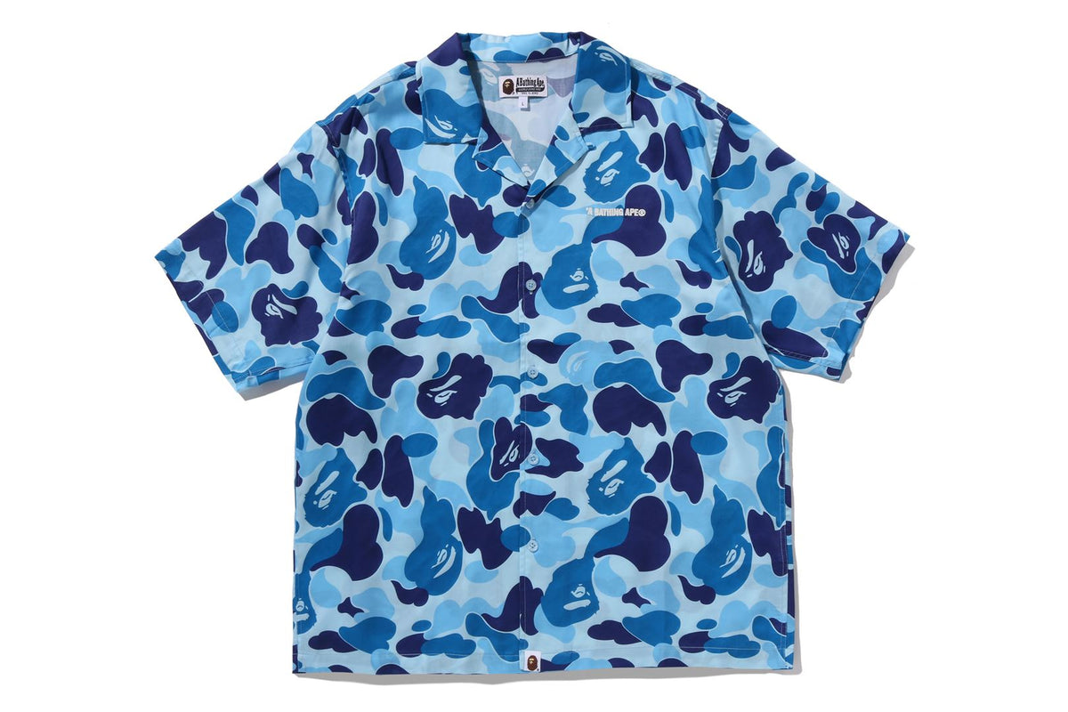 ABC CAMO OPEN COLLAR SS SHIRT