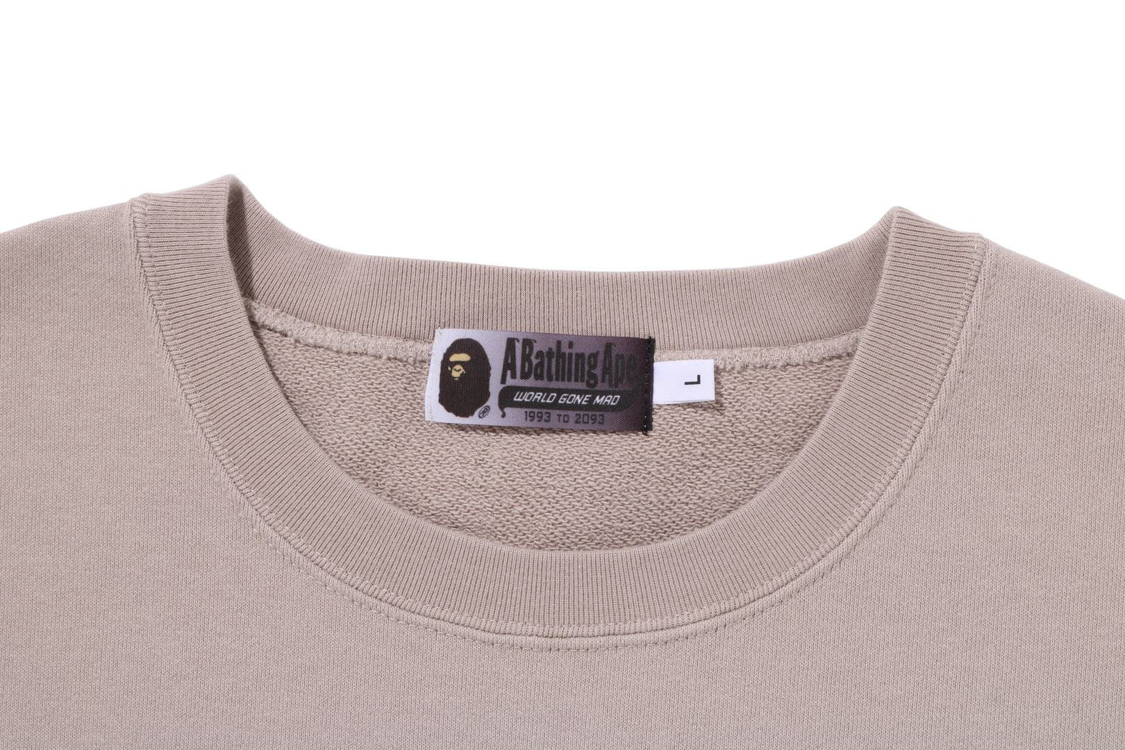 COLLEGE GRADATION SHORT SLEEVE SWEAT CREWNECK – uk.bape.com