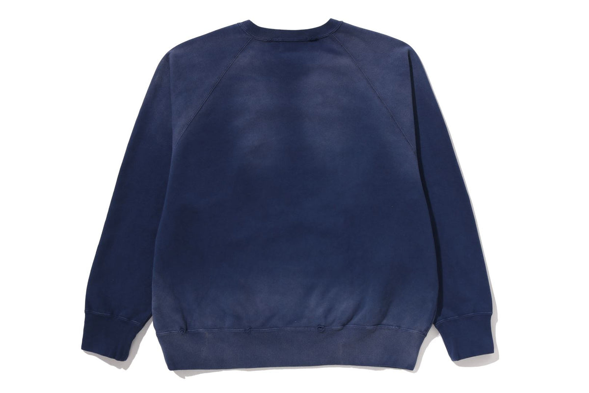 DESTROY WASHED EFFECT RELAXED FIT CREWNECK SWEATSHIRT