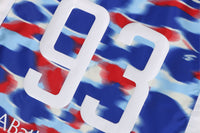 SCREEN CAMO FOOTBALL LOGO RELAXED FIT CREWNECK SWEATSHIRT