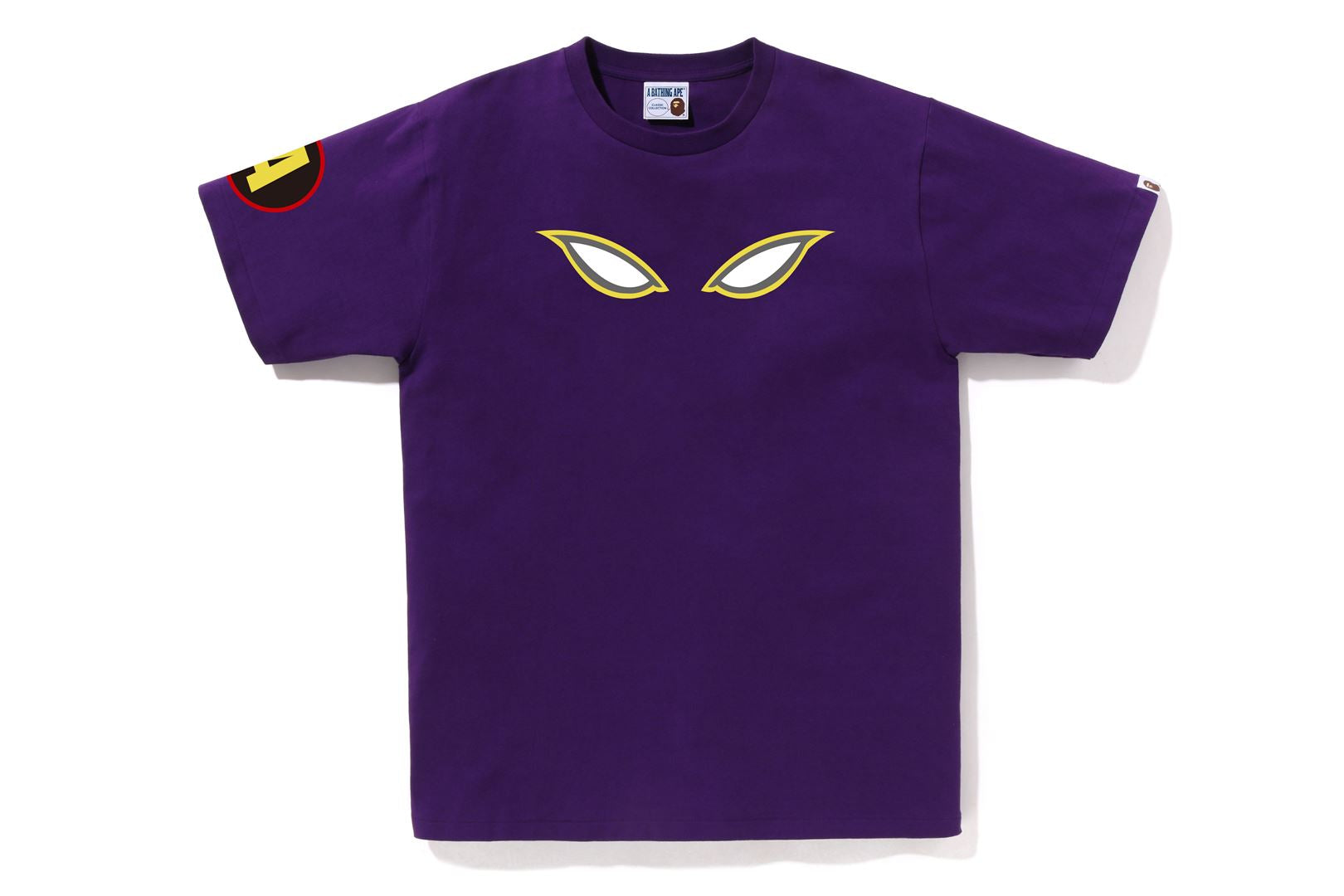 Black and purple bape shirt sale