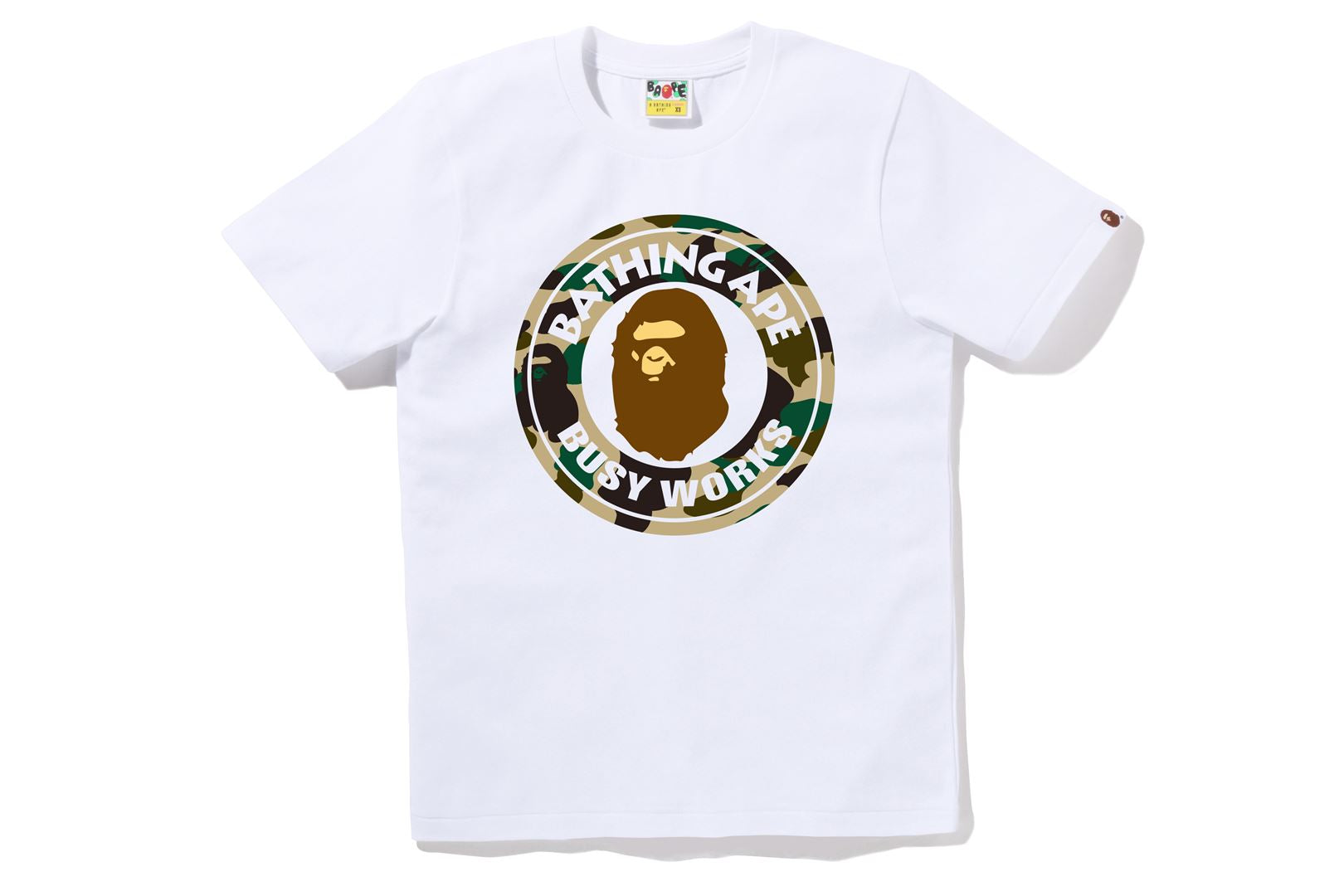 1ST CAMO BUSY WORKS TEE LADIES – uk.bape.com