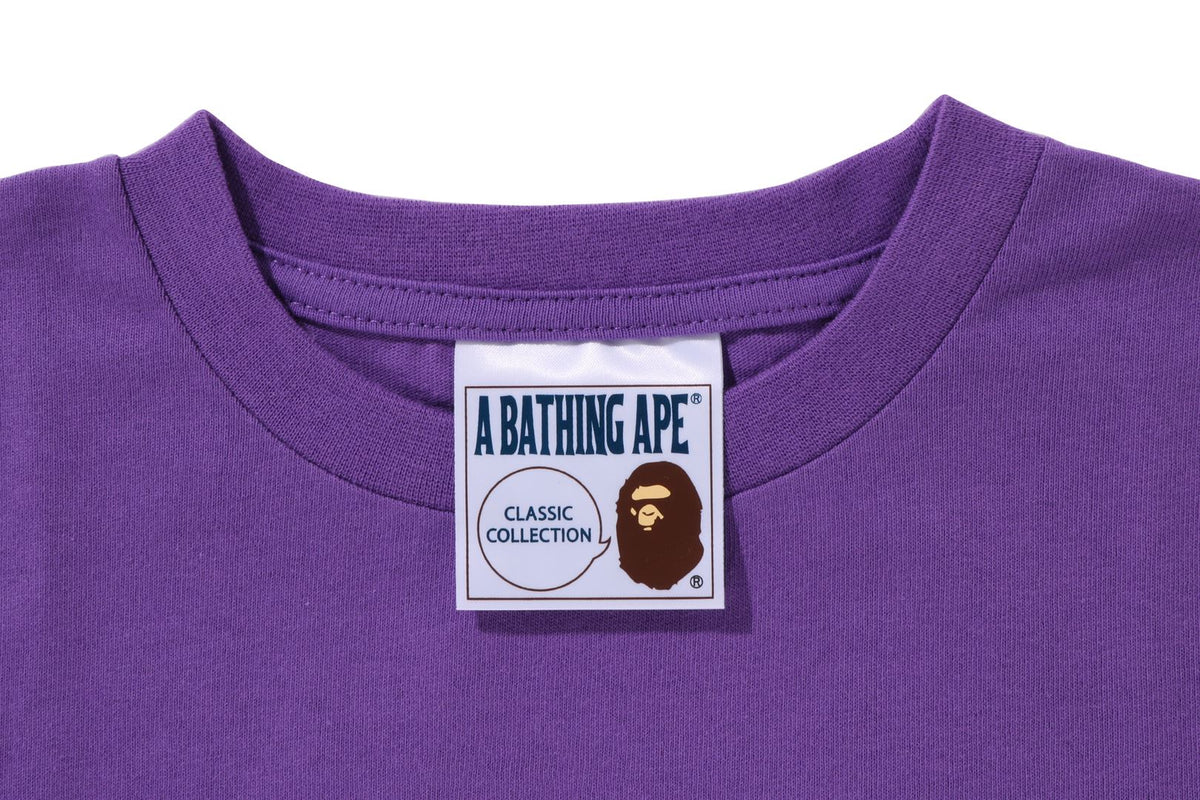 purple bathing ape shirt