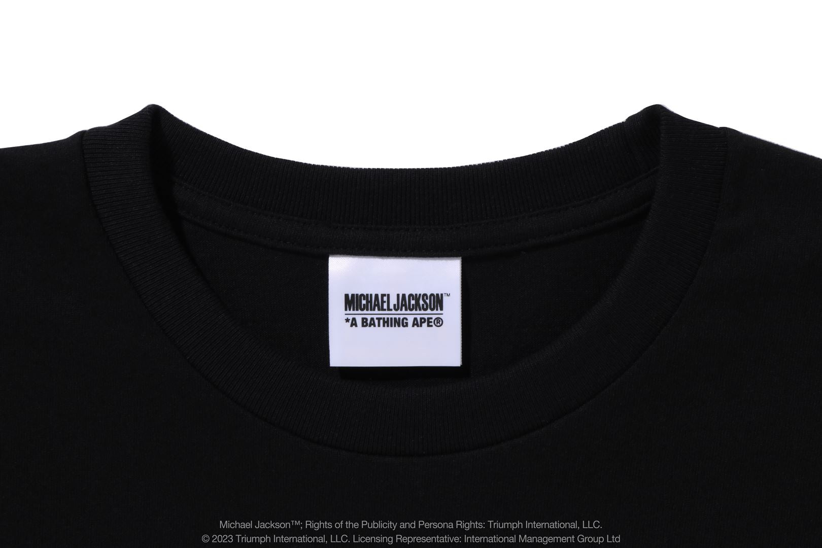 BAPEBAPE X MICHAEL JACKSON コラボ Tシャツ ブラック 2XL