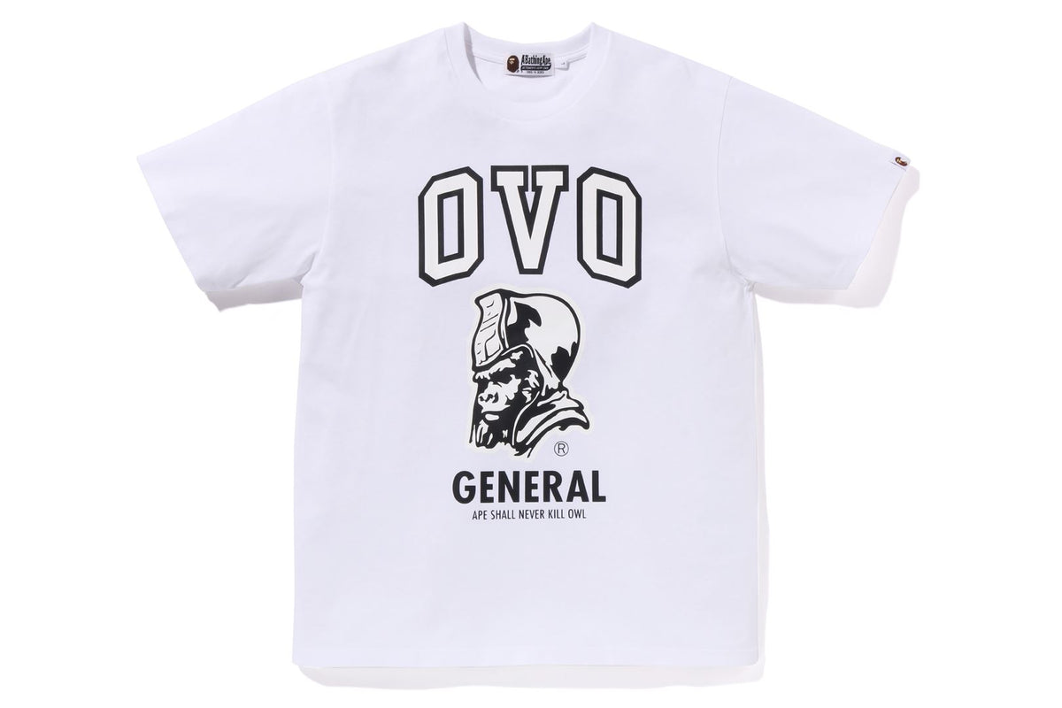 A BATHING APE® X OVO General Tee Bape official website –