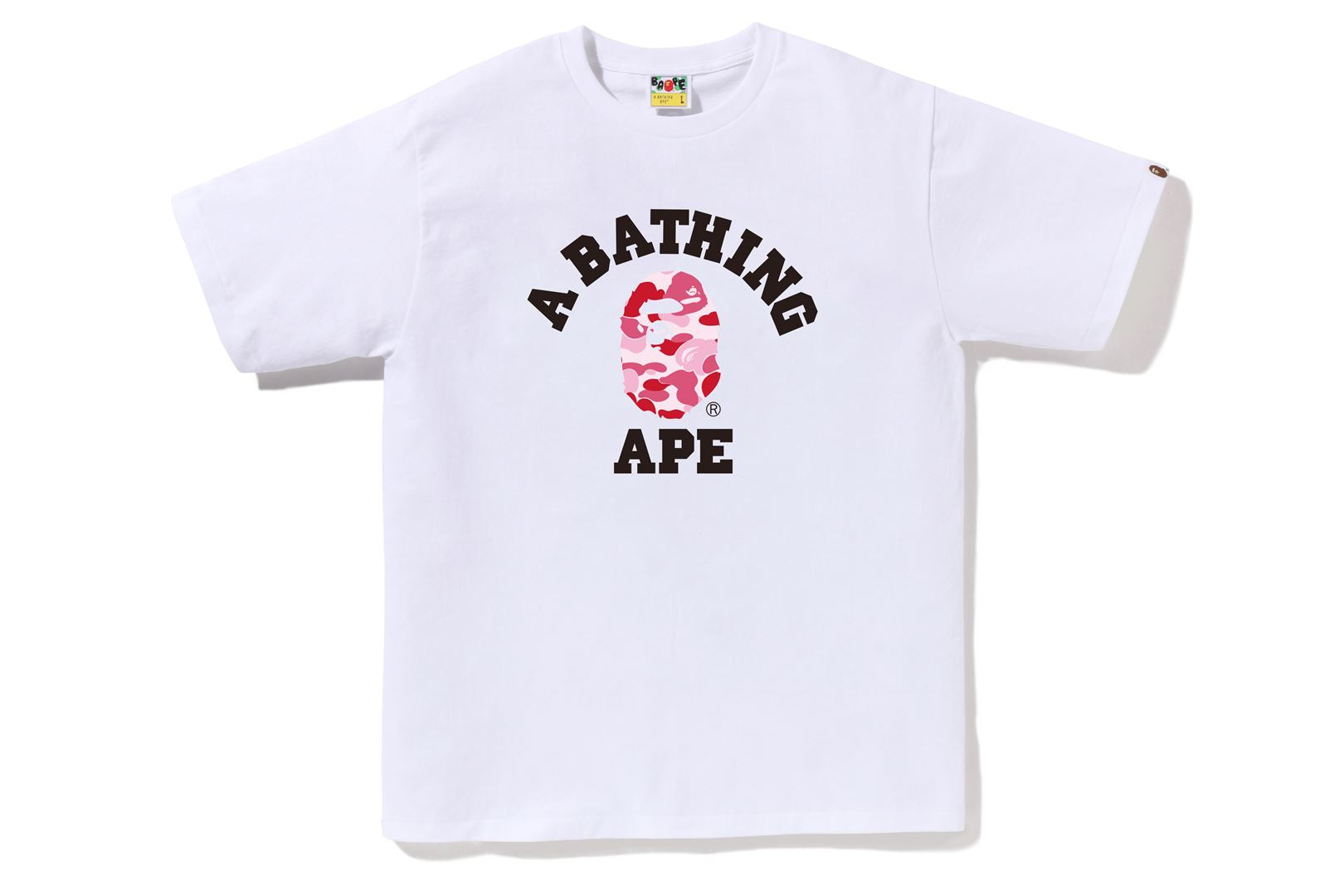 ABC CAMO COLLEGE TEE – uk.bape.com