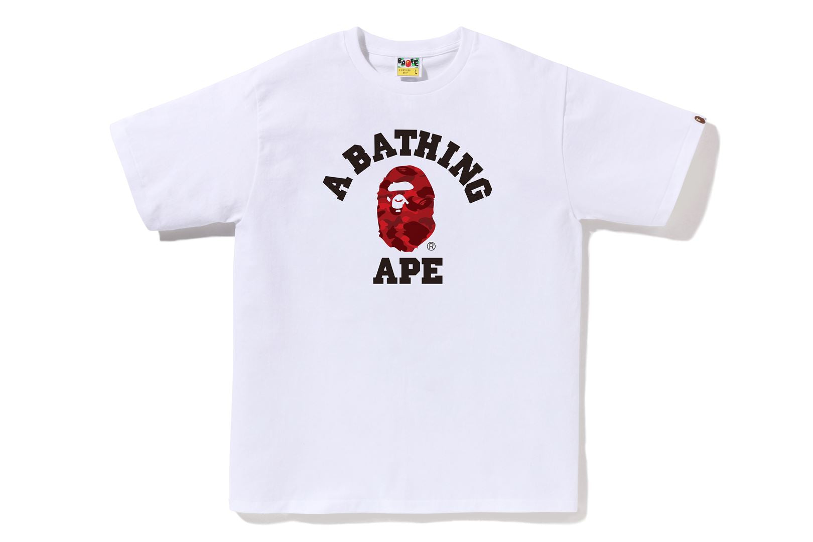 COLOR CAMO COLLEGE TEE – uk.bape.com