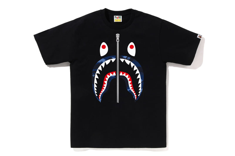 COLOR CAMO SHARK TEE