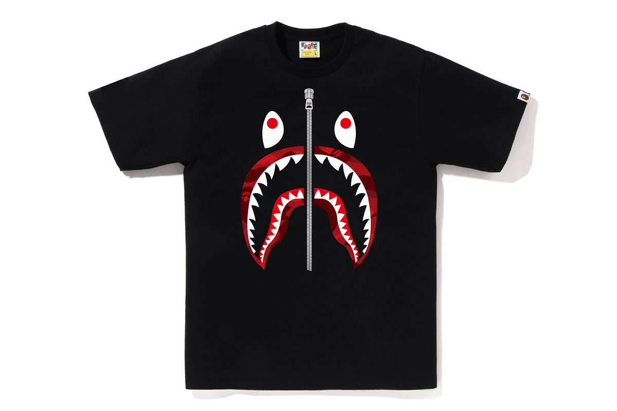 COLOR CAMO SHARK TEE