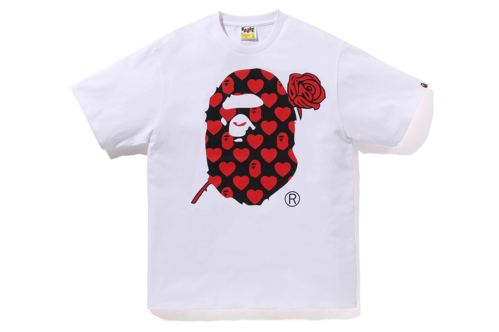 A BATHING APE® Valentine Ape Head Tee | Bape official website – uk