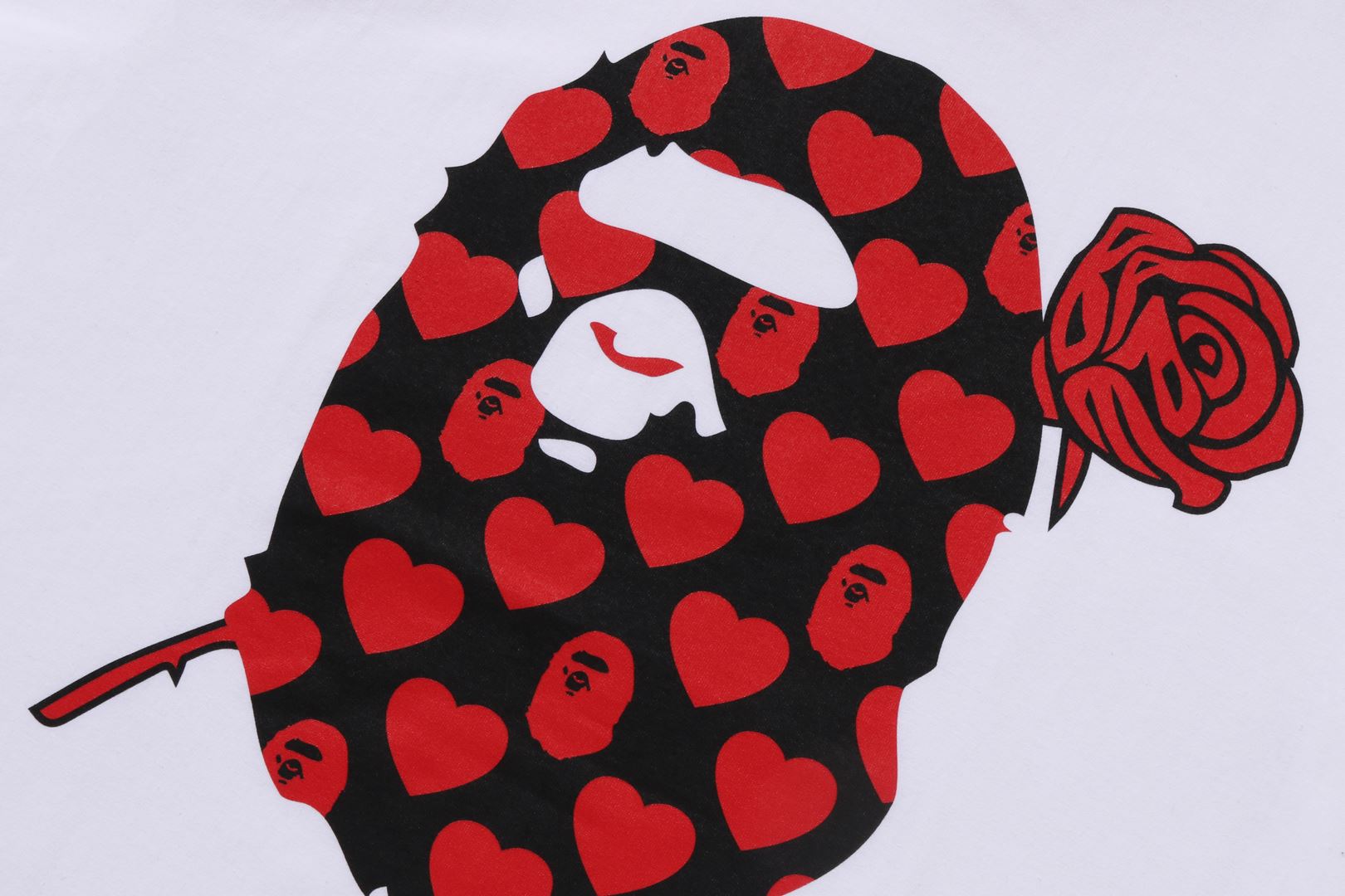 A BATHING APE® Valentine Ape Head Tee | Bape official website – uk