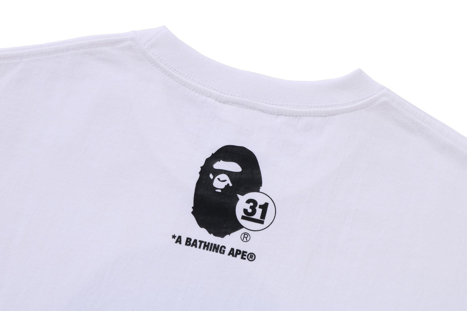 A BATHING APE 31ST ANNIV. APE HEAD TEE