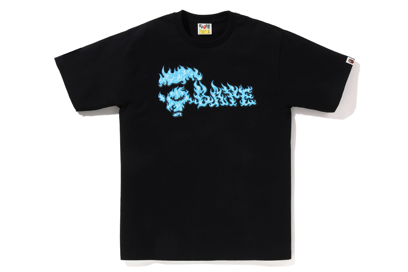 FLAME APE FACE TEE uk.bape