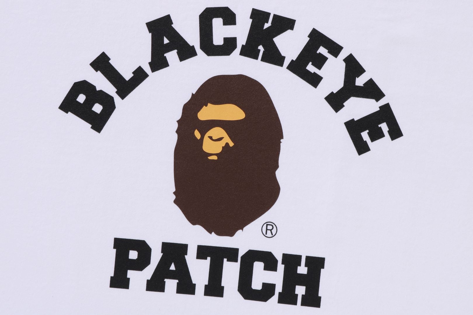 BAPE X BLACK EYE PATCH COLLEGE TEE – uk.bape.com