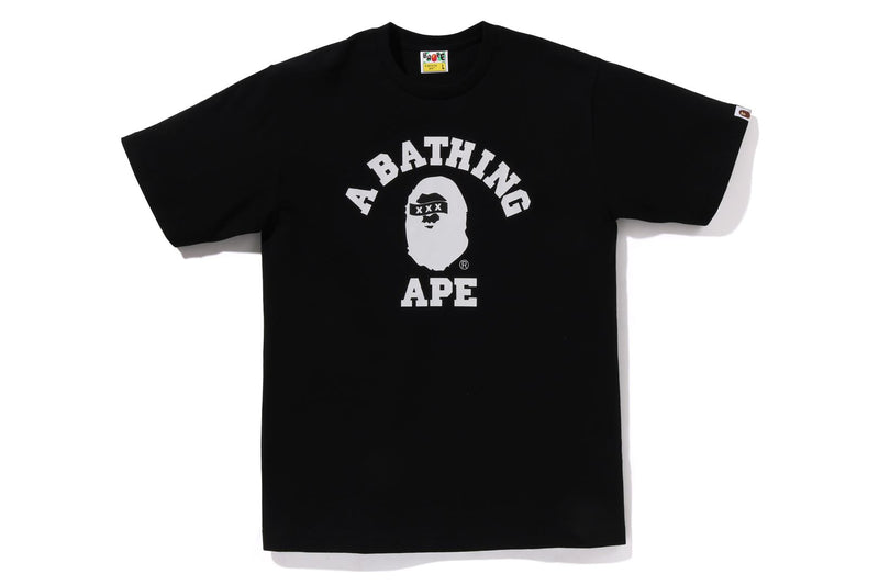 BAPE X GOD SELECTION XXX COLLEGE TEE