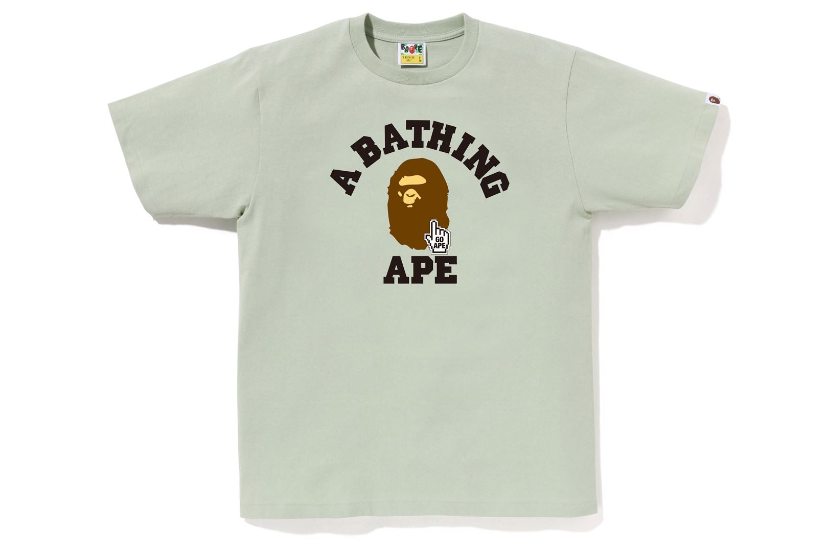 BAPE by A 2024 Bathing Ape Bicolor College Pink T-shirt