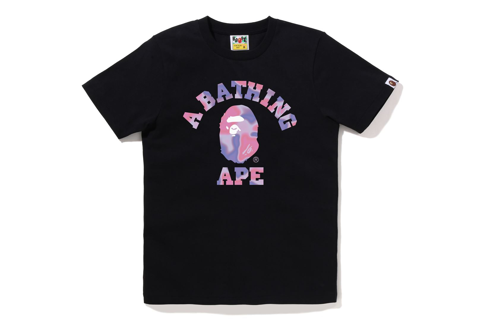 Bape camo college tee best sale