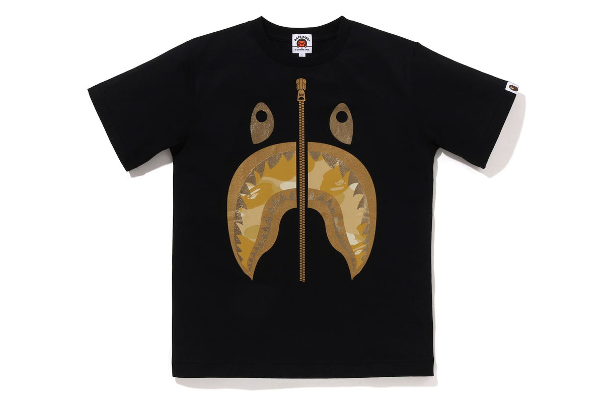 Camo Shirt A Bathing Ape Shark Tee AUTHENTIC A BATHING APE BAPE