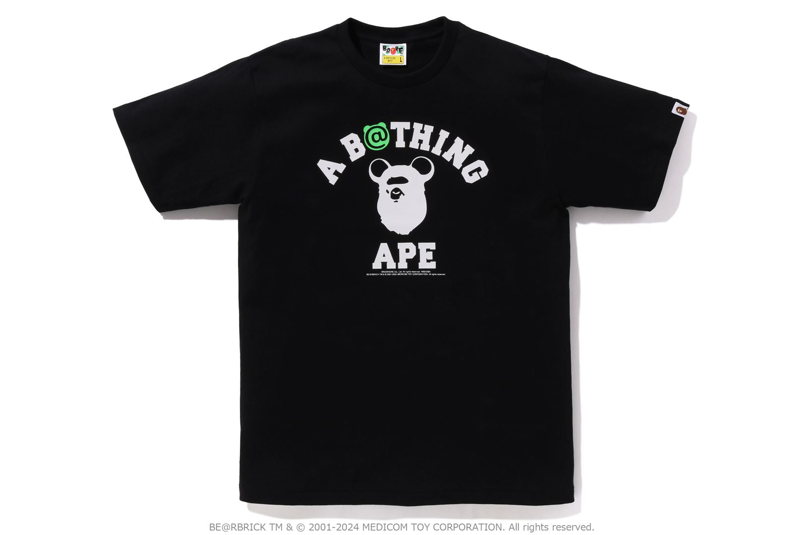 Bape full space Camo shark 2024 tee black Xs