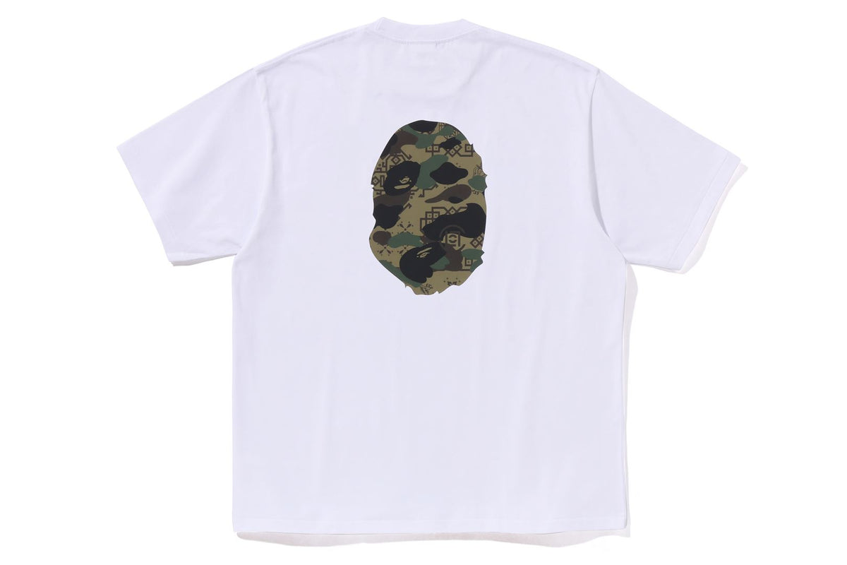 BAPE X CLOT CAMO BIG APE HEAD RELAXED FIT TEE