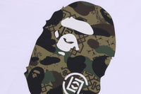 BAPE X CLOT CAMO BIG APE HEAD RELAXED FIT TEE