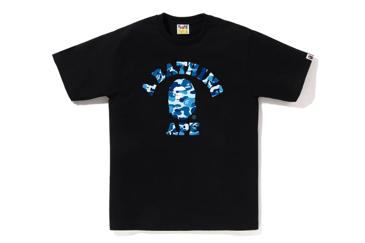 A BATHING APE® Abc Camo College Tee Bape official website – uk