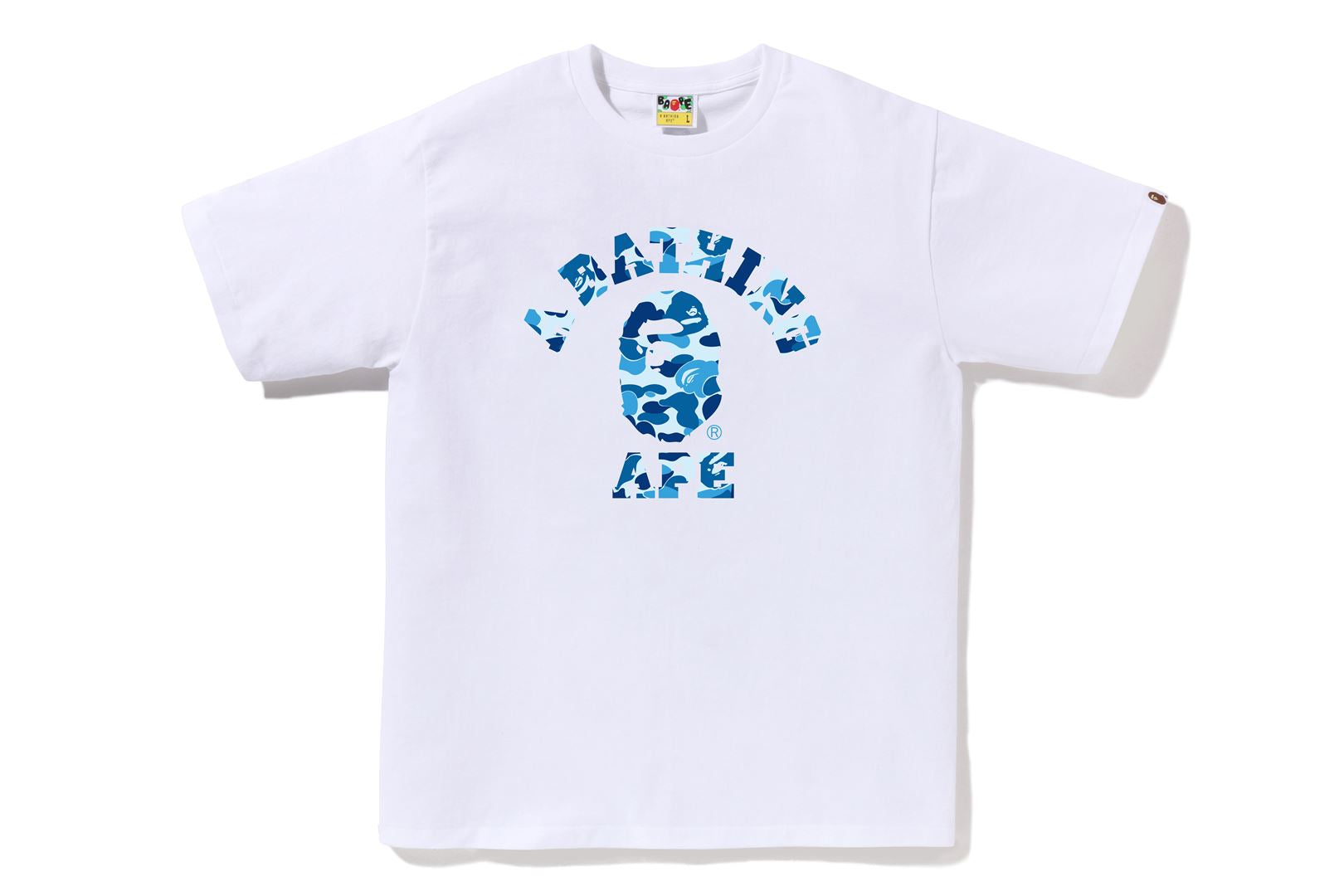A BATHING APE® Abc Camo College Tee | Bape official website – uk