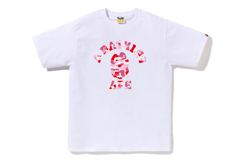 A BATHING APE® Abc Camo College Tee Bape official website – uk