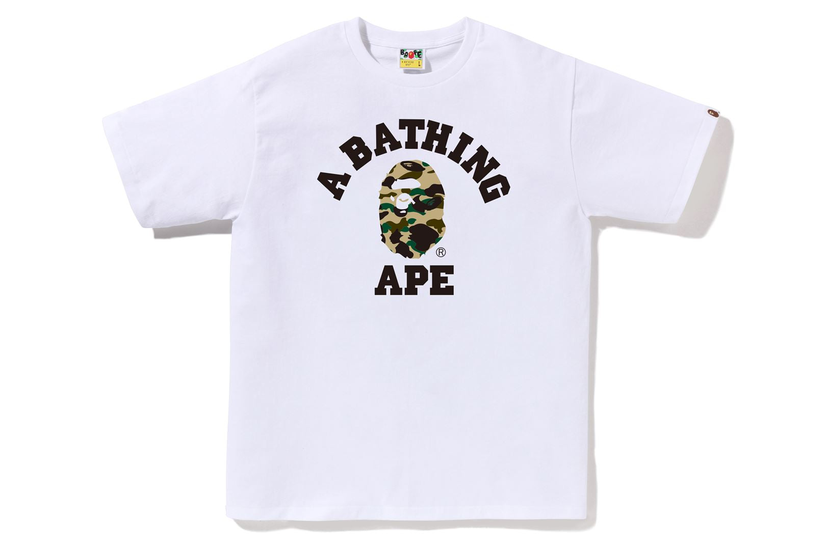 A BATHING APE® 1st Camo College Tee | Bape official website – uk
