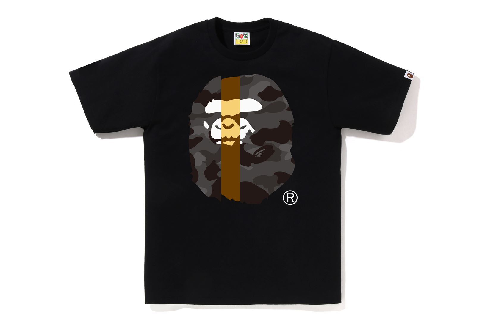 A BATHING APE® Color Camo Transform Big Ape Head Tee | Bape