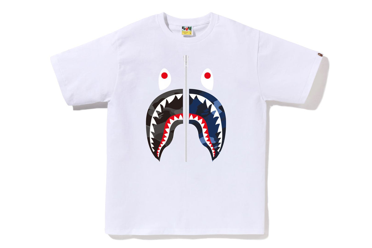 COLOR CAMO SEPARATE SHARK TEE