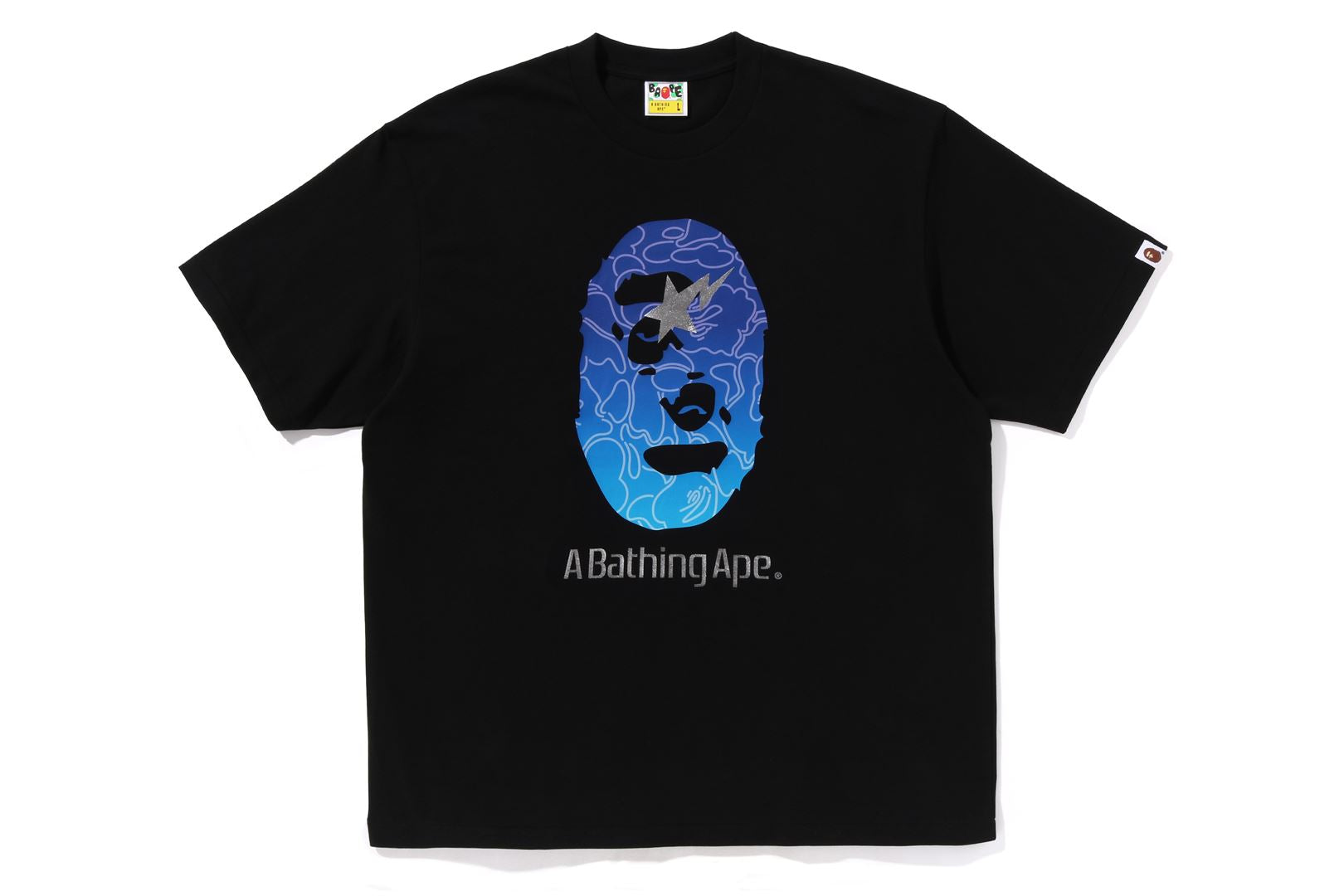 A BATHING APE® Line Camo Ape Head Relaxed Fit Tee | Bape official
