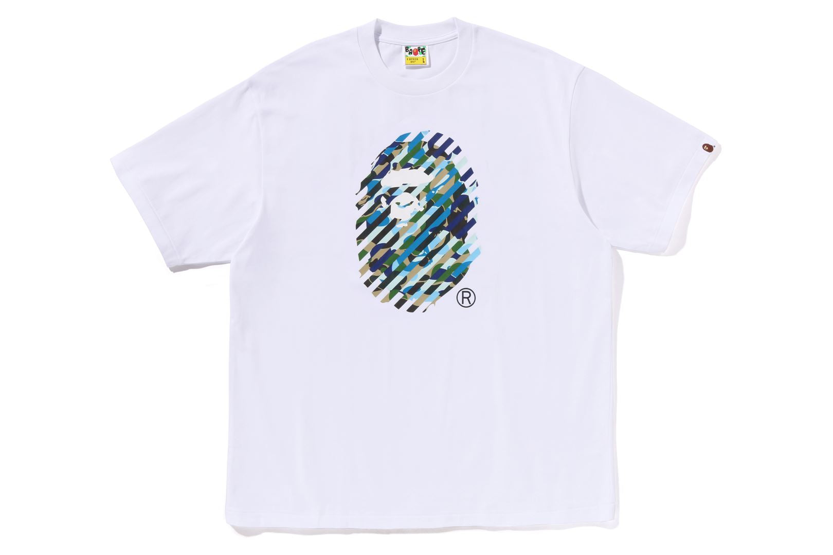A BATHING APE® Abc Camo Illusion Ape Head Relaxed Fit Tee | Bape