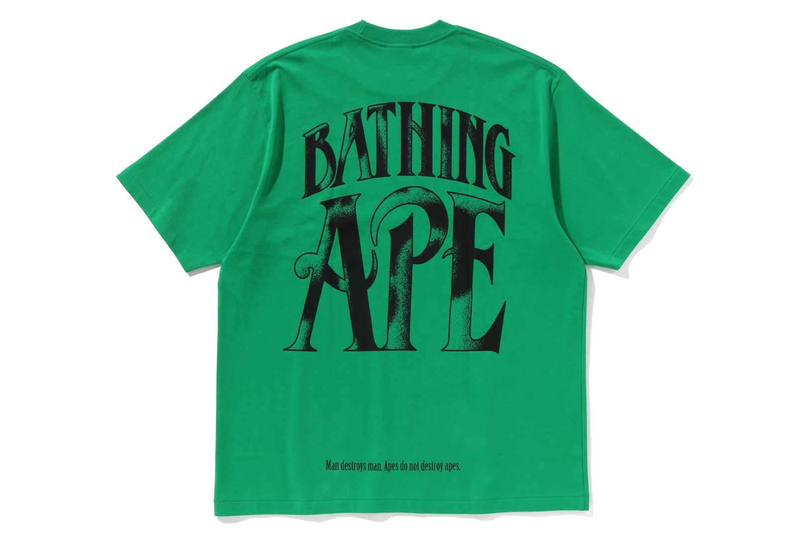 A BATHING APE® Screen Print Logo Relaxed Fit Tee | Bape official